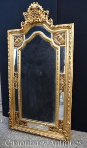 Large English George II Gilt Pier Mirror
