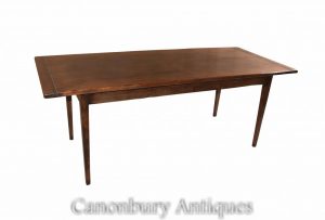Farmhouse Refectory Table Oak Kitchen Diner
