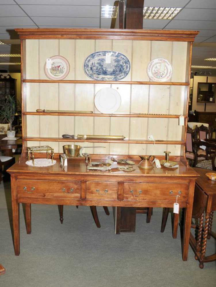 Farmhouse Welsh Dresser Sideboard Cherry Wood Kitchen