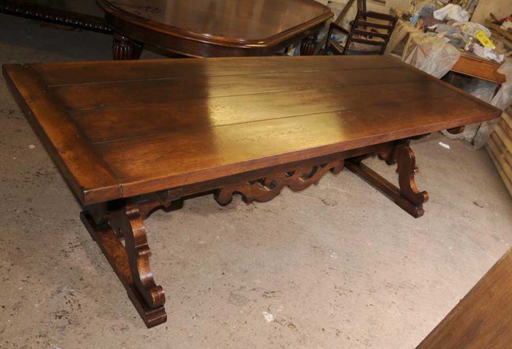 Oak Farmhouse Spanish Refectory Table Kitchen Dining Furniture
