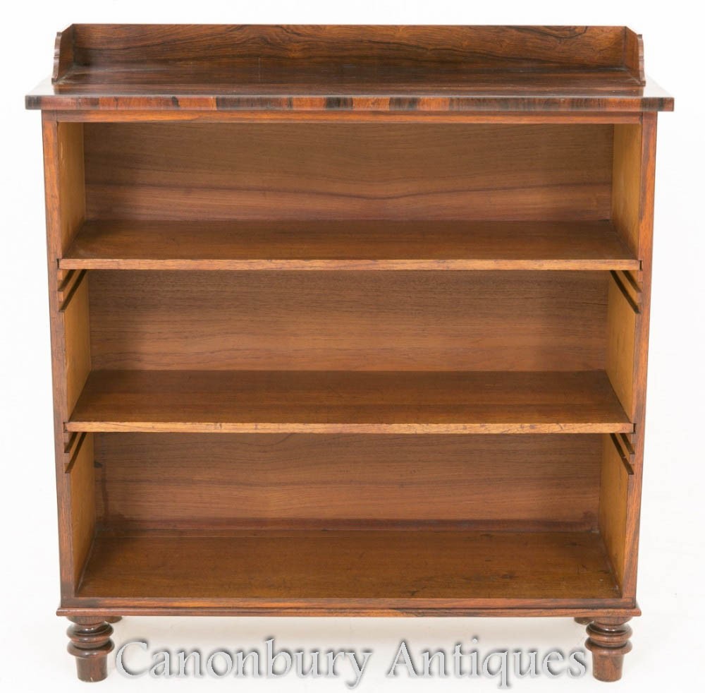 Regency Open Bookcase Antique Circa 1900
