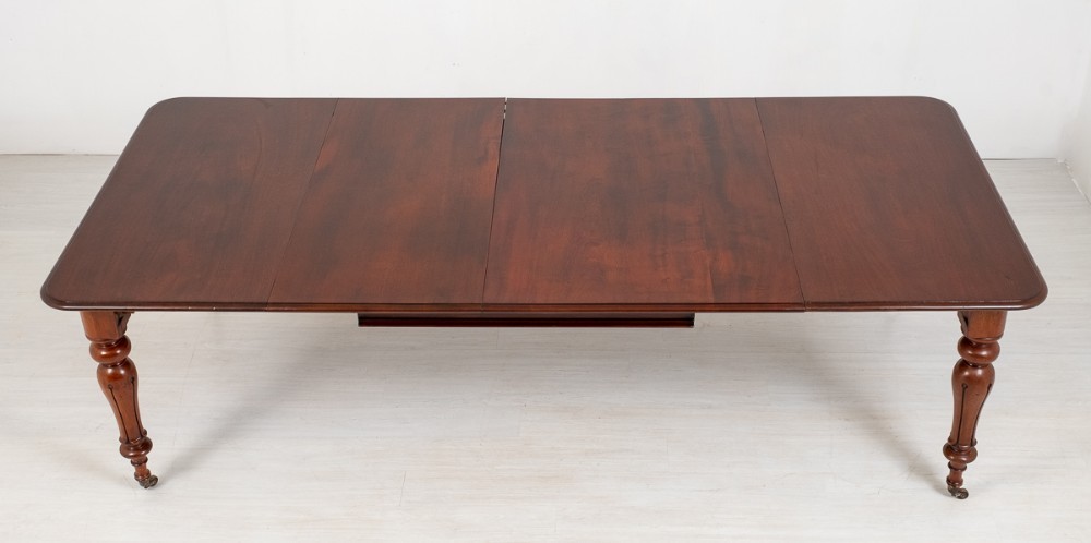 Antique William IV Extending Dining Table Mahogany