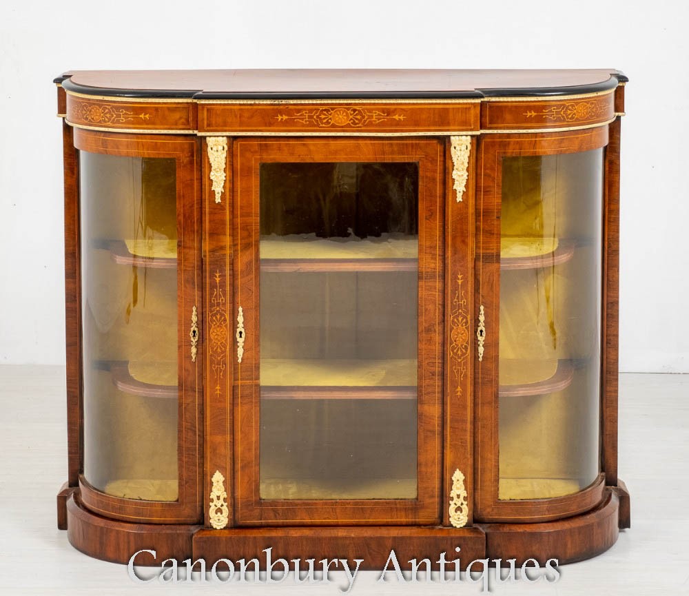 Victorian Credenza - Antique Sideboard Display Cabinet 1860