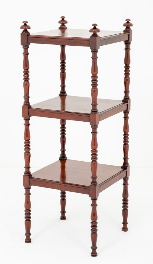 William IV Whatnot - Mahogany Shelf Bookcase