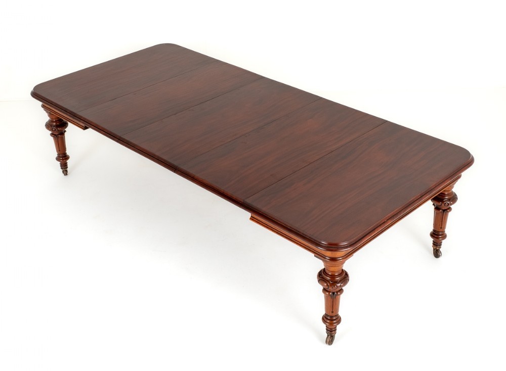 Extending Victorian Dining Table Mahogany 1850