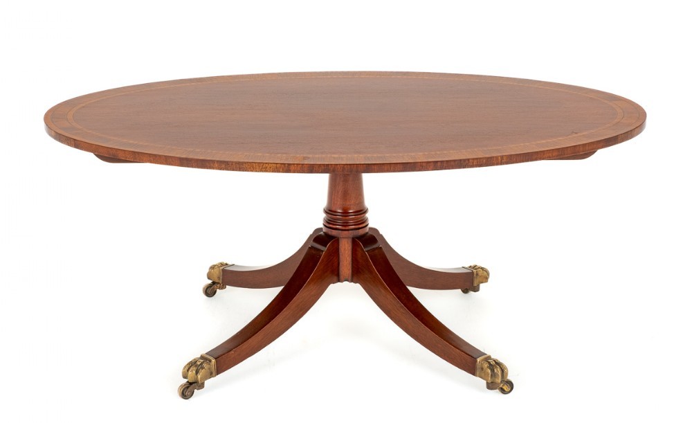 Regency Revival Centre Table Mahogany Dining