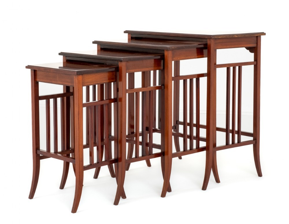 Sheraton Nest of Tables Sheraton Side Mahogany