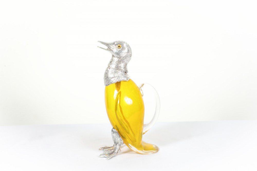 Silver Plate Duck Dancanter Bird Sheffield