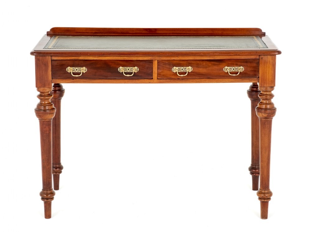 Victorian Desk Mahogany Knee Hole 1850