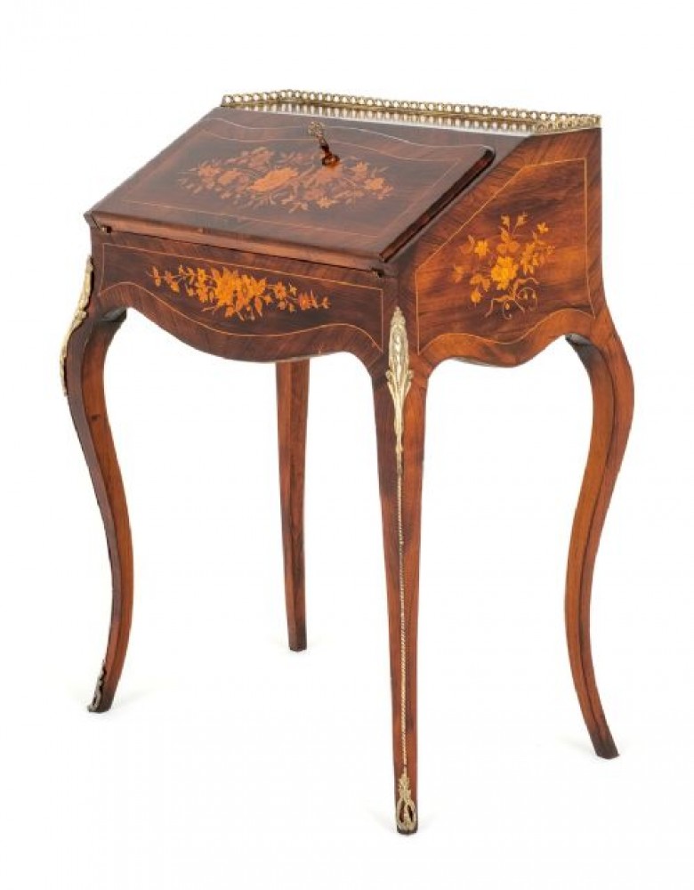 Bureau De Dame Desk French Antique 1870