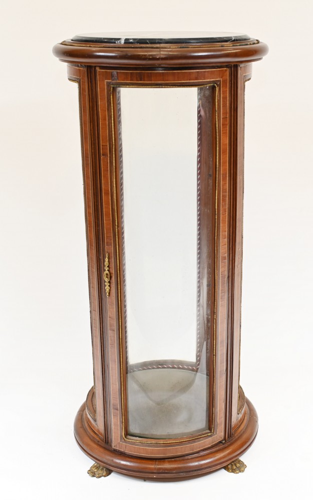 French Display Cabinet Round Empire Bijouterie