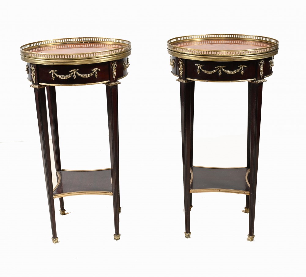Pair Empire Side Tables French Occasional