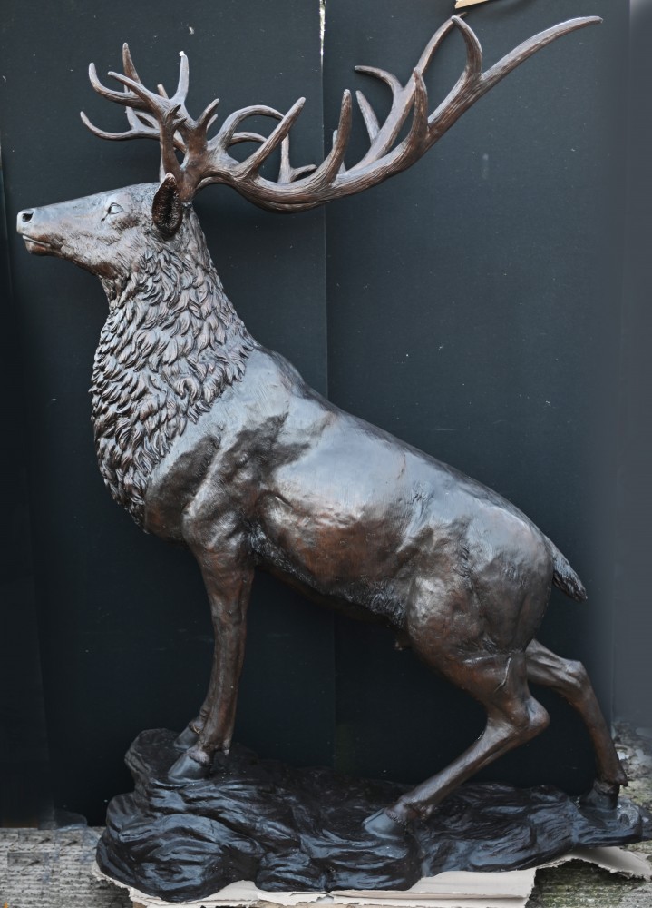 XL Bronze Stag Statue Monarch of Glen 10Ft (3 Metres)